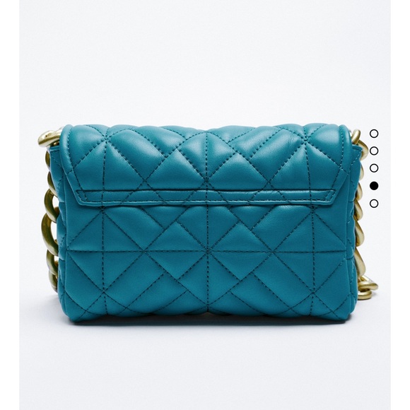 Zara Quilted Chain Strap Shoulder Bag - Picture 3 of 4